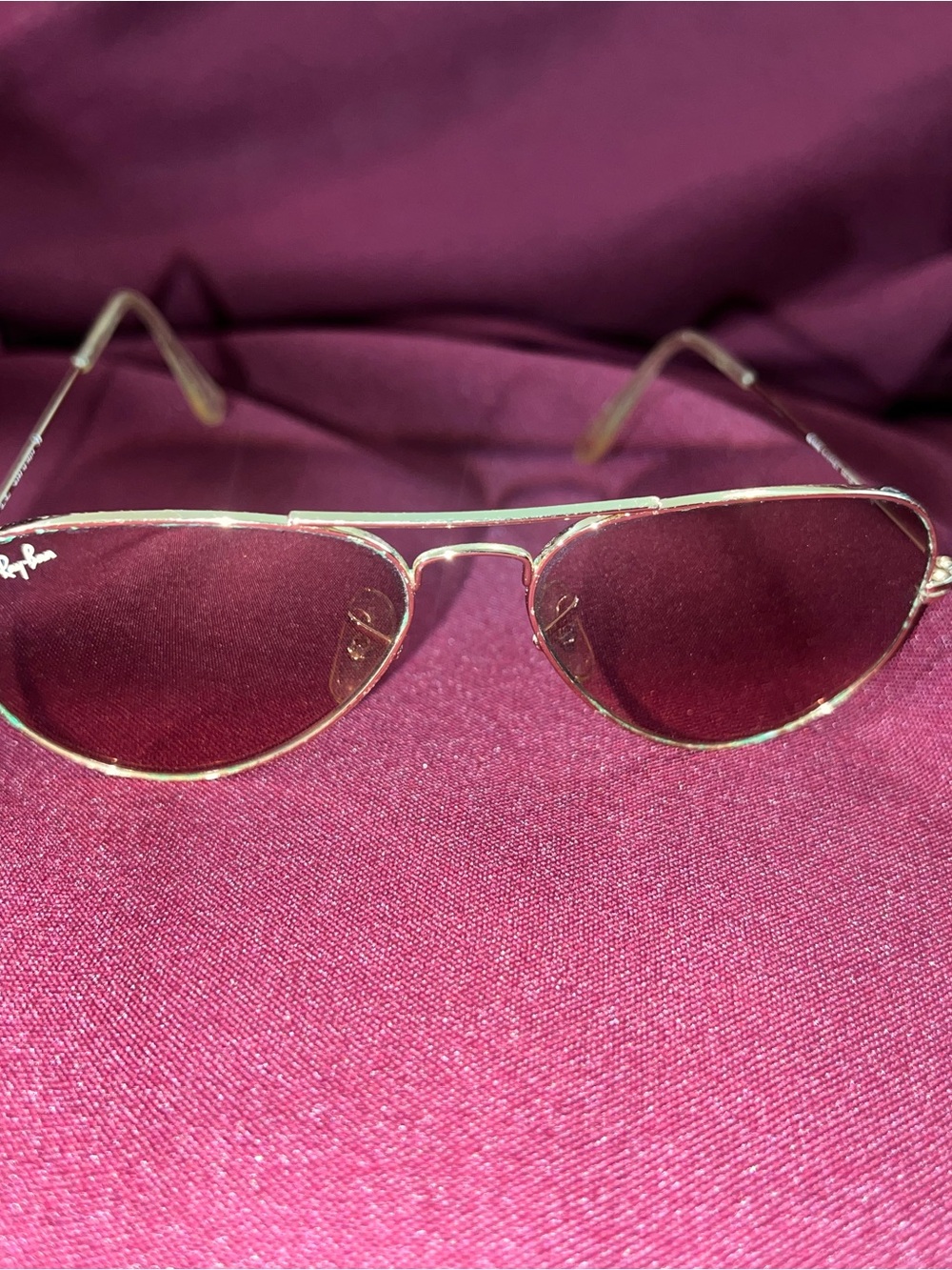 Ray-Ban Gold Frame kids Sunglasses